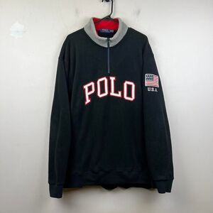 Polo Ralph Lauren 1/4 Zip Pullover Fleece Jacket Size XXL